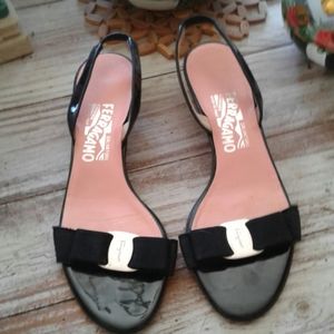 Ferragamo kitten heels